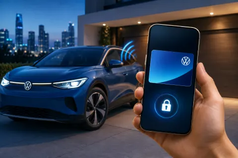 Volkswagen : votre smartphone Samsung devient la clé de votre voiture électrique